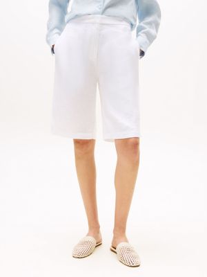 Imagen 2 del producto Bermuda En Mezcla De Lino Blanco Tommy Hilfiger