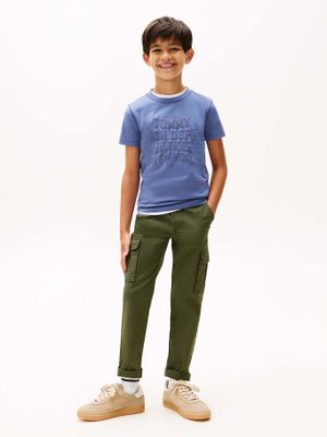 Imagen 2 del producto Polera Con Logo Varsity Celeste Tommy Hilfiger