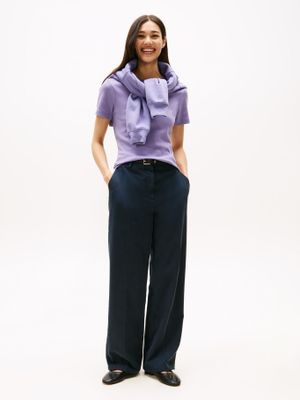 Imagen 2 del producto Polera Cody Slim Fit Lila Tommy Hilfiger