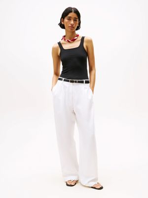 Imagen 2 del producto Polera Acanalada Solid Negro BDS Tommy Hilfiger