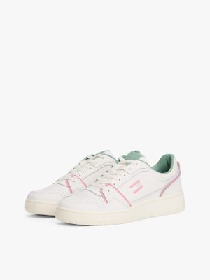 Zapatillas Retro-Basket Dentadas Blanco Tommy Jeans