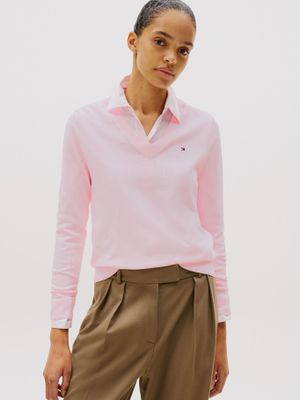 Imagen 1 del producto Sweater Solid V-Neck Rosado/Tommy Hilfiger