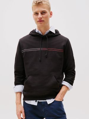 Polerón Hoodie Entry Graphic Logo Negro Tommy Jeans