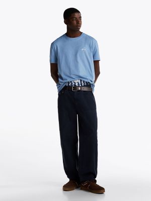 Imagen 2 del producto Polera Con Logo Signature Bordado Celeste Tommy Jeans