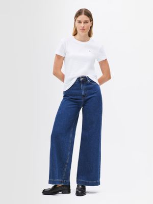 Imagen 2 del producto Polera De Corte Regular Con Logo Blanco Tommy Hilfiger