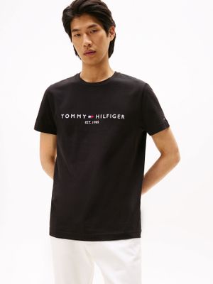 Polera Im Core Logo Slim Fit Negro BDS Tommy Hilfiger