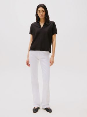 Imagen 2 del producto Polo Relaxed Solid Con Logo Negro Tommy Hilfiger