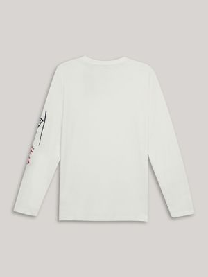 Imagen 2 del producto Polera De Niño Con Logo Script Blanco Tommy Hilfiger