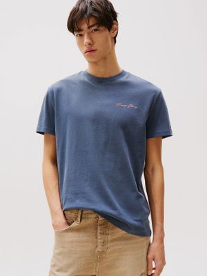 Polera Sailing Logo Regular Fit Azul Tommy Jeans