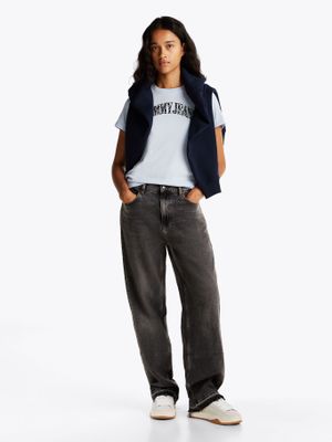 Imagen 2 del producto Polera Con Logo De Flores Celeste Tommy Jeans