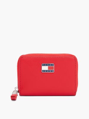 Billetera Pillow Con Logo Rojo Tommy Jeans