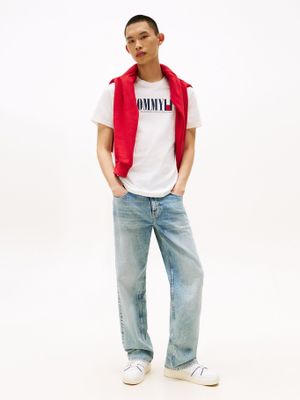 Imagen 2 del producto Polera C-Neck Con Logo Blanco YBL Tommy Jeans