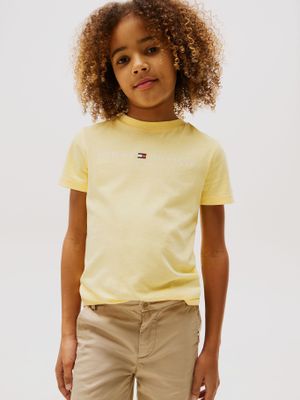 Polera Essential Cuello Redondo Amarillo Tommy Hilfiger