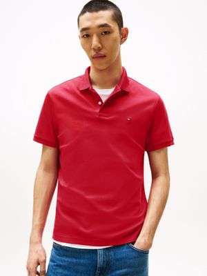 Polo Liquid Cotton Regular Fit Rojo XLD Tommy Hilfiger