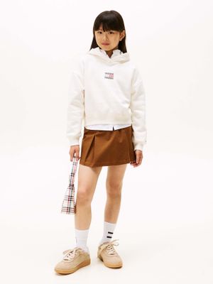 Imagen 2 del producto Polerón Hoodie Con Logo De Strass Blanco Tommy Hilfiger