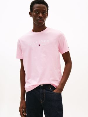 Polera Con Logo Estampado Rosado TOL Tommy Hilfiger