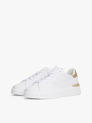 Zapatillas Chic Platform Con Logo Blanco Tommy Hilfiger