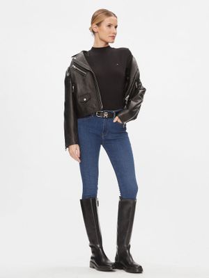 Imagen 2 del producto Polera Cropped Slim Fit Negro Tommy Hilfiger