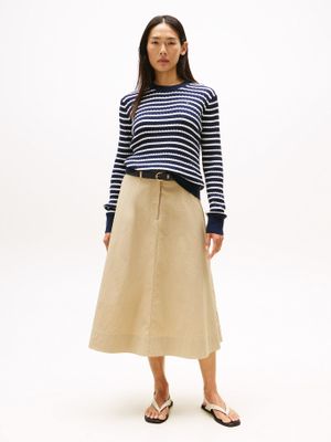 Imagen 2 del producto Sweater De Punto Trenzado Azul Tommy Hilfiger