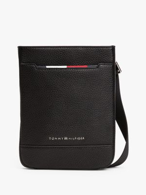 Bolso Central Crossover Metálico Negro Tommy Hilfiger
