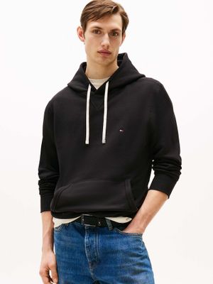 Polerón Hoodie Essential Con Logo Negro Tommy Hilfiger