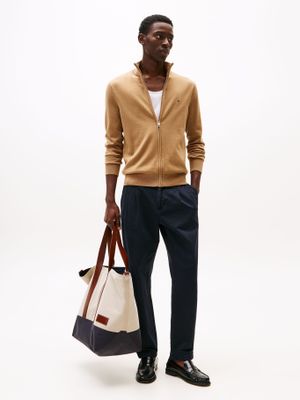 Imagen 2 del producto Sweater Essential Cotton Con Cierre Café Tommy Hilfiger