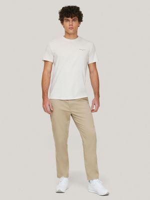 Imagen 2 del producto Polera Linear Chest de Logo Slim Fit Blanco Tommy Jeans