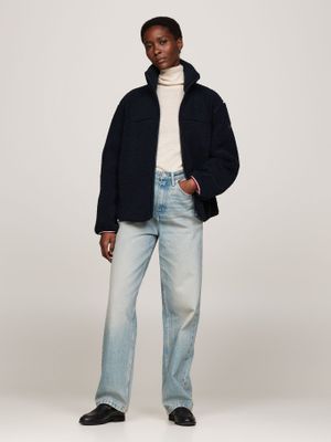 Imagen 2 del producto Chaqueta Teddy Solid Con Logo Azul Tommy Hilfiger