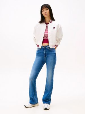 Jeans Sylvia De Talle Alto Azul Tommy Jeans