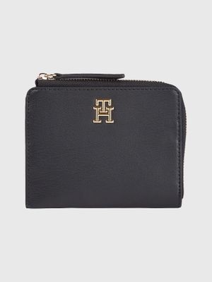 Billetera Feminine Monogram Negro Tommy Hilfiger