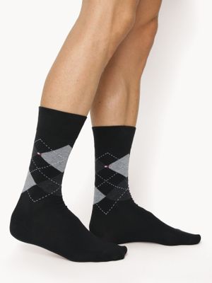 Imagen 2 del producto Pack 2 Par Calcetin De Cuadros Negro Tommy Hilfiger