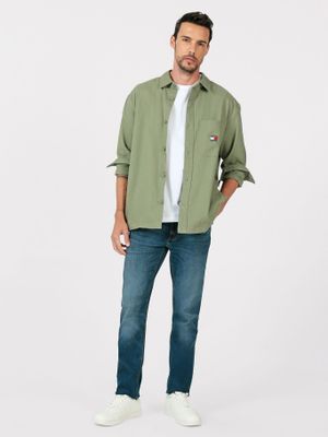 Imagen 2 del producto Camisa Oversize Texturizada Verde Tommy Jeans