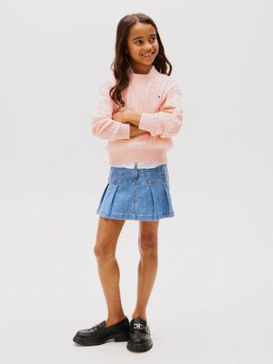 Imagen 2 del producto Sweater De Punto Corte Amplio Rosado Tommy Hilfiger