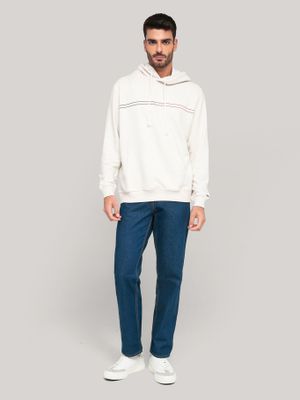 Imagen 2 del producto Polerón Hoodie Entry Graphic Logo Blanco Tommy Jeans