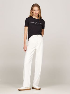 Imagen 2 del producto Polera Signature Con Logo Negro BDS Tommy Hilfiger