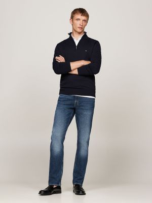 Imagen 2 del producto Sweater Medio Cierre Cotton Azul Tommy Hilfiger