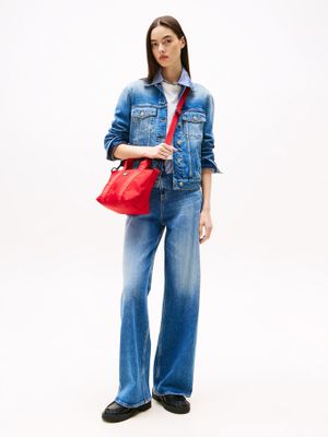 Jeans Claire Flare De Talle Alto Azul Tommy Jeans