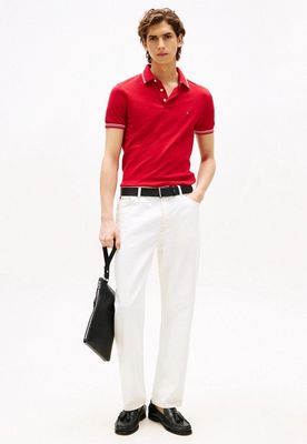 Imagen 2 del producto Polo Seasonal Ribeteado Slim  Rojo XLD Tommy Hilfiger