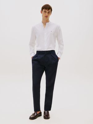 Imagen 2 del producto Camisa De Popelín Con Cuello Mao Blanco Tommy Hilfiger