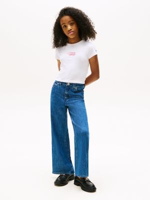 Imagen 2 del producto Polera Con Logo Metalizado YBR Blanco Tommy Hilfiger