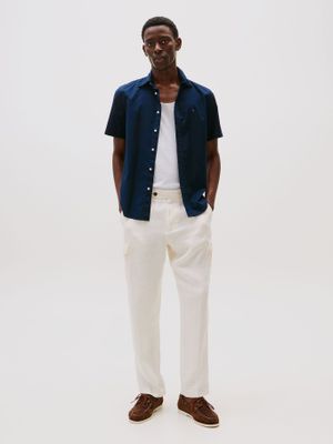 Imagen 2 del producto Camisa Flex Poplin Solid Azul Tommy Hilfiger