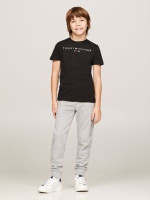 Imagen 2 del producto Polera Kids Essential Logo C-Neck Negro Tommy Hilfiger