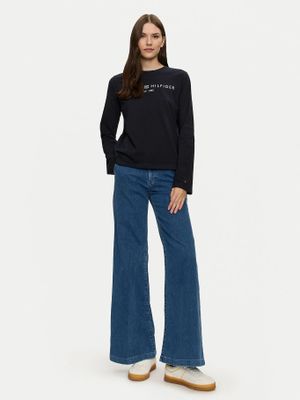 Imagen 2 del producto Polera Con Logo Corporate Solid Azul Tommy Hilfiger