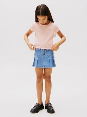 Imagen 2 del producto Polera Con Ribetes Fruncidos Rosado Tommy Hilfiger