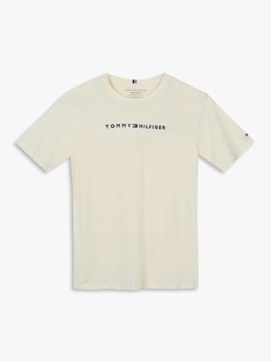 Polerade Niño Con Logo Bordado Blanco Tommy Hilfiger