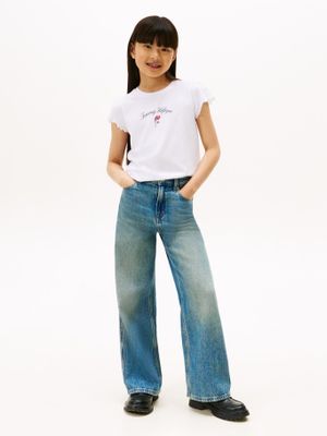 Imagen 2 del producto Polera Con Logo Script Gráfico Blanco Tommy Hilfiger