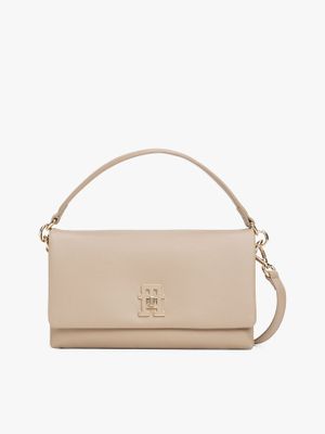 Cartera Modern Con Cierre De Giro Beige Tommy Hilfiger