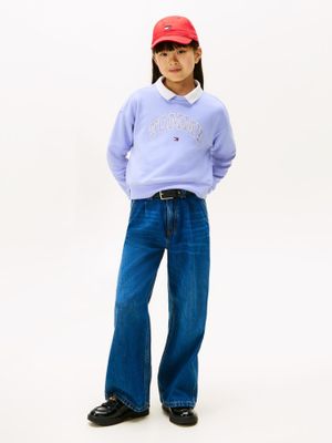 Imagen 2 del producto Polerón Varsity Amplio Con Logo Celeste Tommy Hilfiger