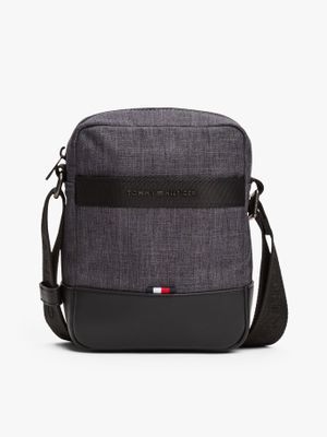Bolso Mini Reporter Con Logo Negro Tommy Hilfiger