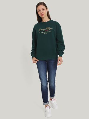 Imagen 2 del producto Polerón Script Con Logo Verde Tommy Hilfiger